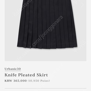 얼바닉30 스커트(knife pleated skirt)
