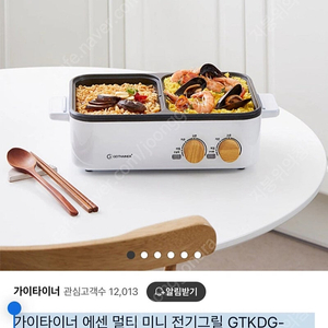 가이타이너 에센 멀티 미니 전기그릴 GTKDG-1000 새상품