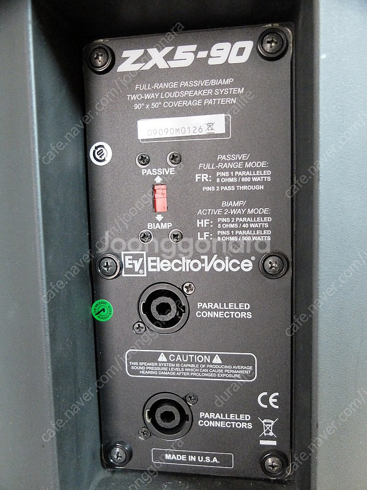 EV ZX5-90 USA 스피커 1조(2개) 스탠드포함--1