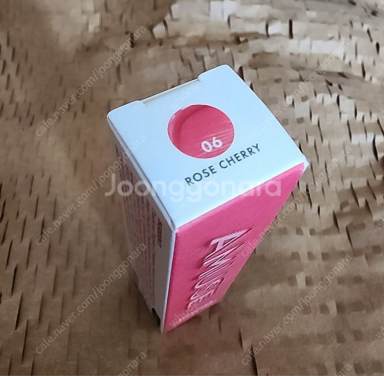 어뮤즈 파우더 벨벳 틴트 웜톤 06 장미 앵두 (미개봉...--0
