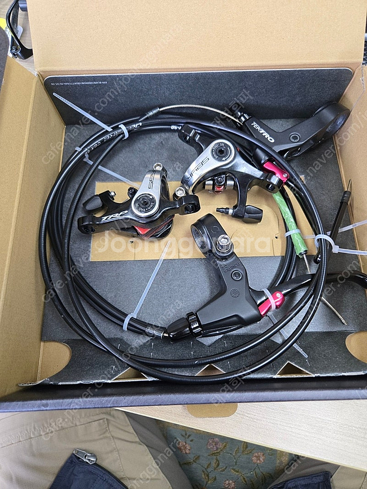 TRP Spyre 기계식 디스크 브레이크 텍트로 FL740 레버 셋트--2