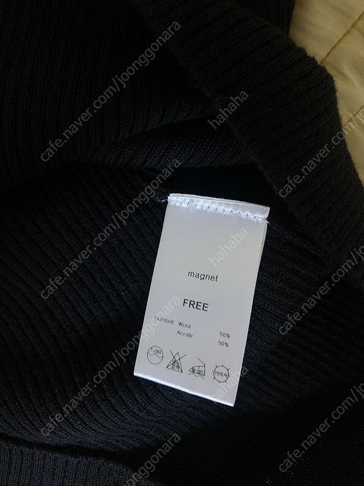 샵마그넷 루즈골지가디건 (블랙)--5