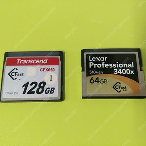 (할인) CFast 2.0 128GB/64GB 판매합니다.