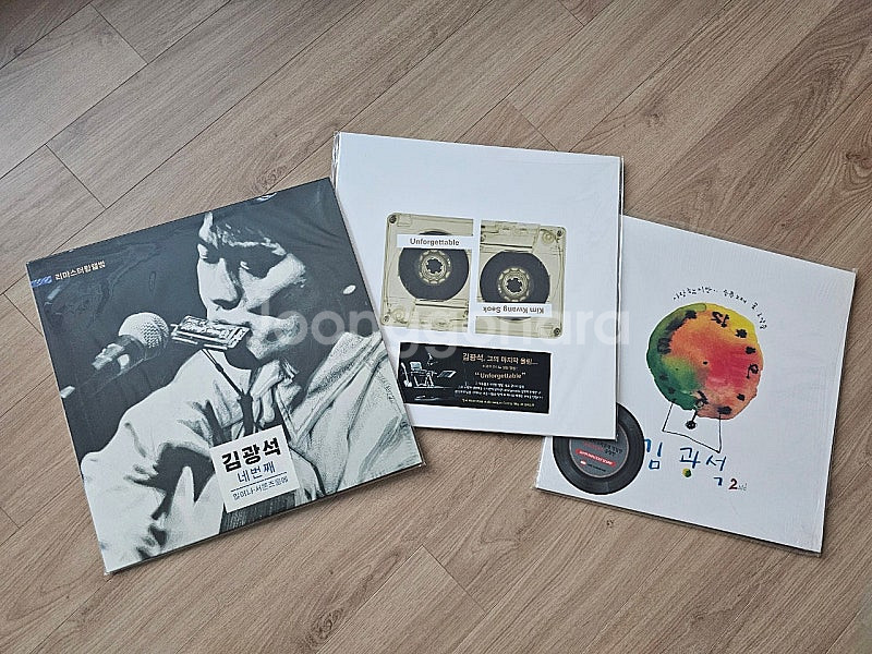 김광석 엘피 LP (네번째, 2집, unforgetta...--0