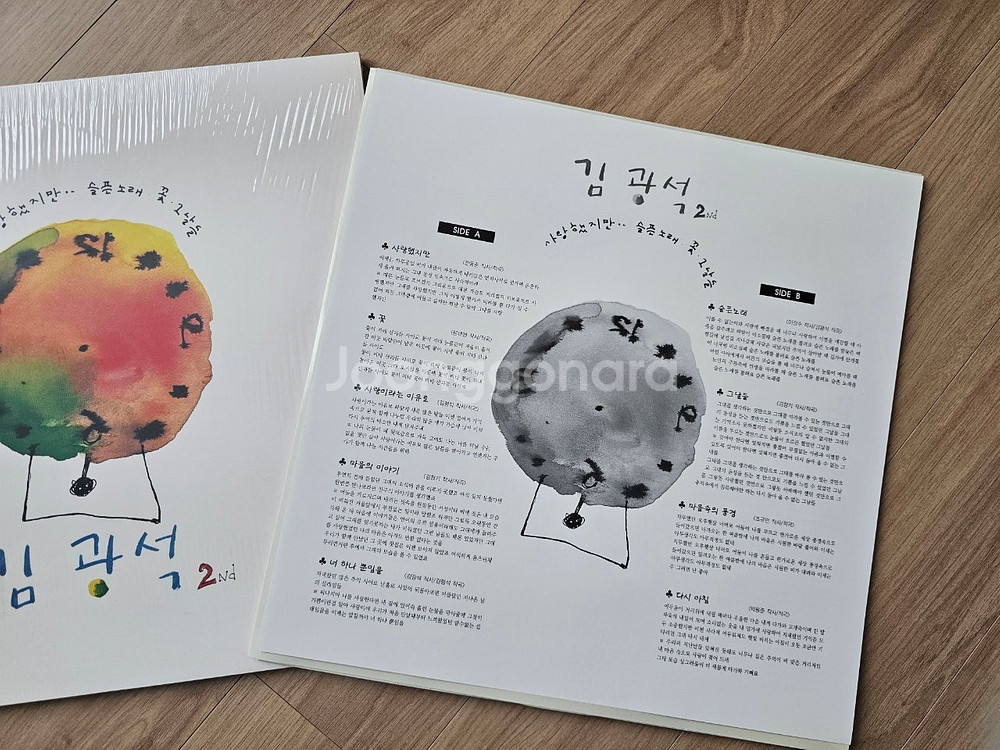김광석 엘피 LP (네번째, 2집, unforgetta...--6