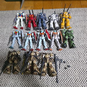 HG 디오리진&쿠크르스도안섬 건담 프라모델 가조립 일괄 판매합니다