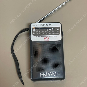 소니 FM AM 라디오 작동잘됨 2밴드 스테레오