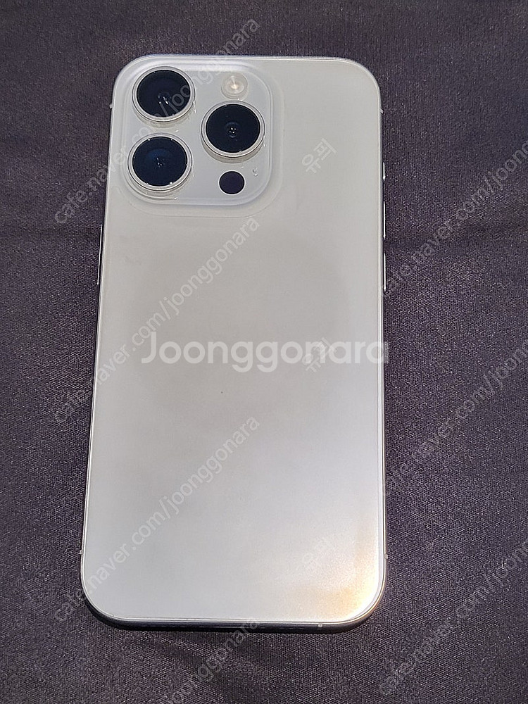 (애플케어+)아이폰 15프로 256GB 화이트티타늄 판...--1
