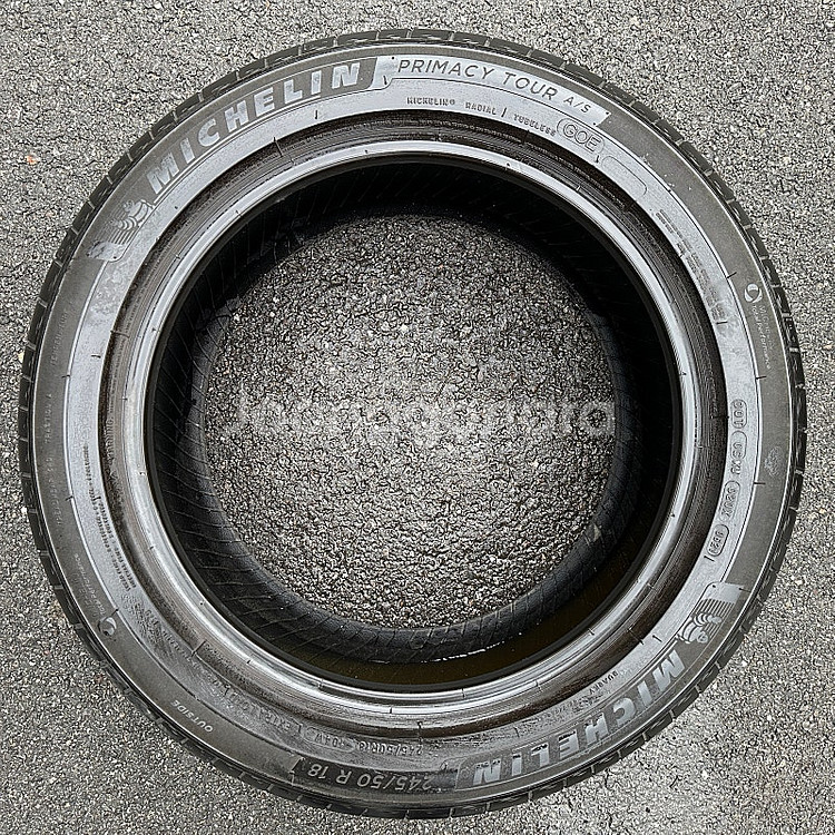 245 50 18 중고타이어 미쉐린 투어A/S 1본 트...--1