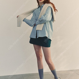 앤유 LAZIO Banding mini skirt (Green) 새상품