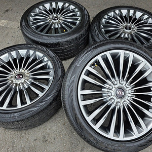 더 K9 19인치 순정 휠타이어 세트 팔아요