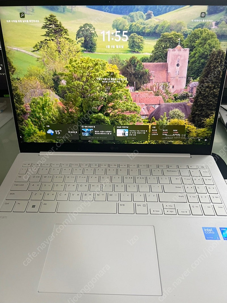 LG그램pro16 16ZD90SP-GX59K 화이트색상 실사용 3회 판매합니다. SSD1TB업그레이드 제품 이미지