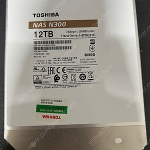 도시바 NAS N300 12TB SATA HDD