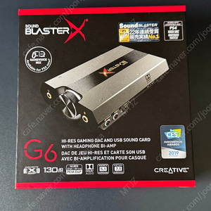 사운드블라스터 G6 팝니다