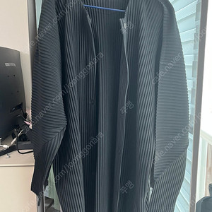 HOMME PLISSE ISSEY MIYAKE Mc October Oversized Round Neck Cardigan 가디건