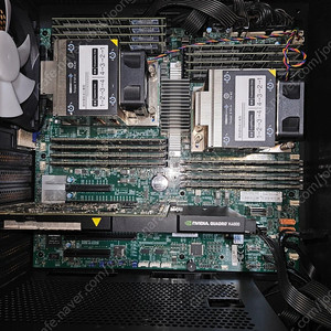 AMD EPYC 7571 듀얼 64코어 128스레드 램256G 본체 팝니다