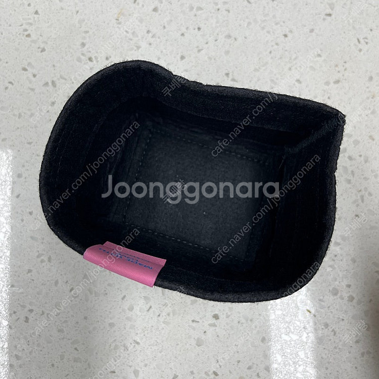 샤넬 골드볼 베니티 정사각 이너백(블랙)--3