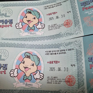 서울랜드 자유이용권 (성인) 2인 종일권