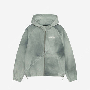 2XL(XXL) 스투시 웨이브 다이 비치쉘 자켓 세이지