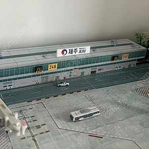 제주공항 디오라마 건물 2동