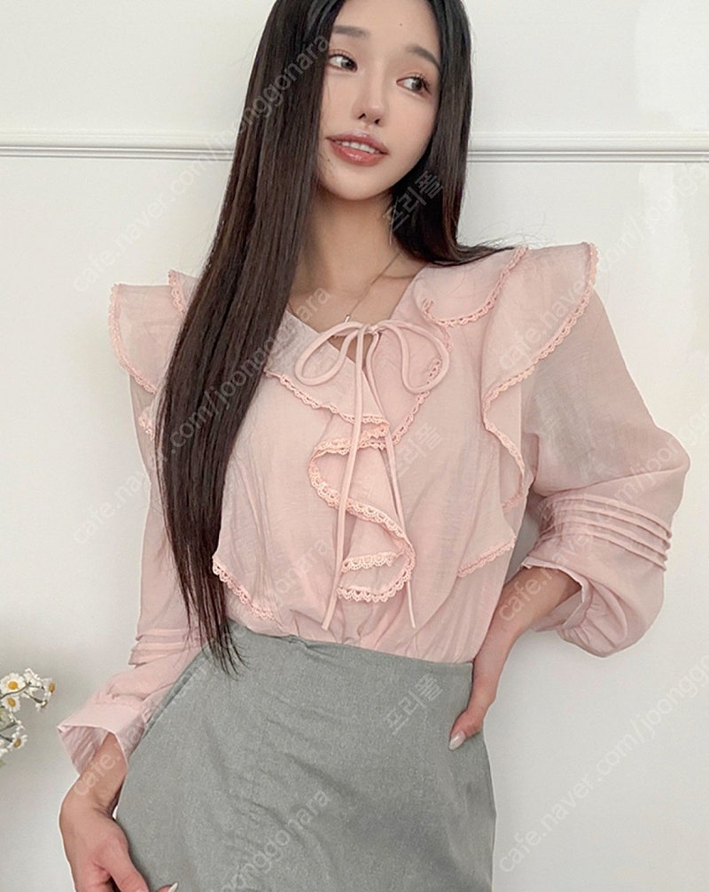 팩더널드 레이지가든 블라우스 부케컬러(핑크)