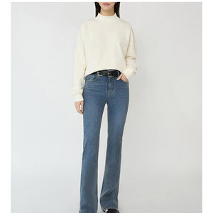 PVCS 춈미 워시드 부츠컷 데님, 색상 중청, 사이즈 S1!