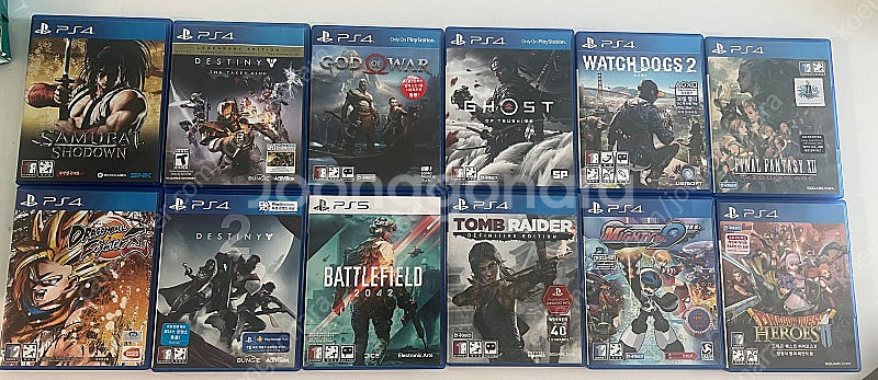 PS5 배틀필드 2042, PS4 갓오브워, 사무라이 ...--0