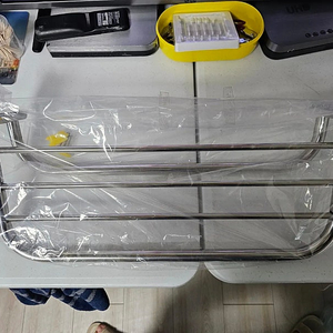 [새것] 화장실 2단 수건걸이 선반(100% 국내제작생산)