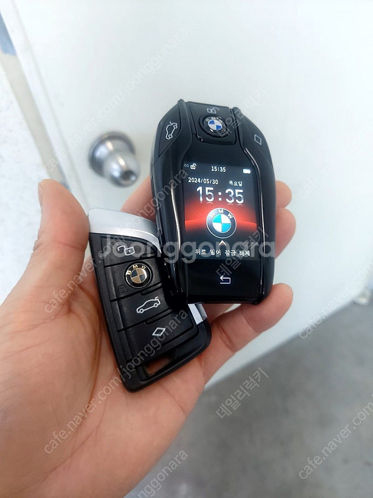 BMW 2시리즈 G바디 자동차키를 최신 고급형 LCD ...--3