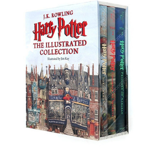 Harry Potter: The Illustrated Collection 해리포터 컬러 일러스트 하드커버 3종 박스 세트.택포 60,000원