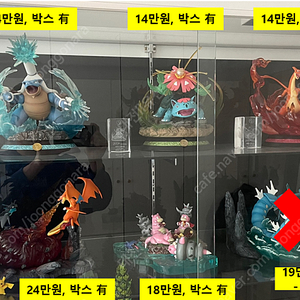 포켓몬스터 피규어, 레진 피규어, 스케일 판매