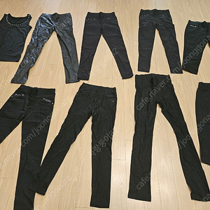 검정 래깅스 8벌 모음