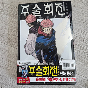 주술회전 공식팬북 부록포함