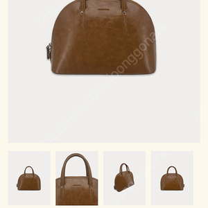 썸웨어버터 페블 토트 백 브라운_pebble tote bag