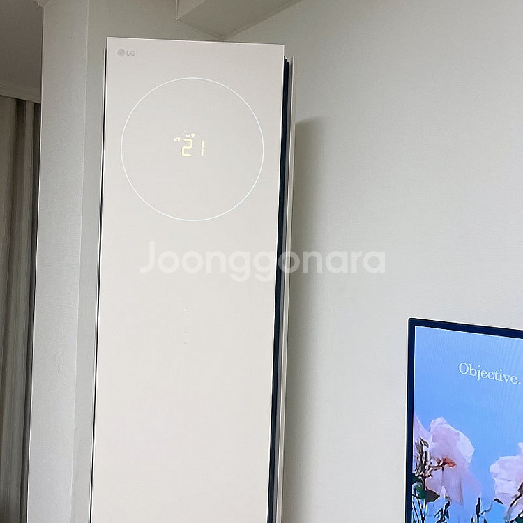 LG 오브제 에어컨 2 in 1 카밍베이지--1