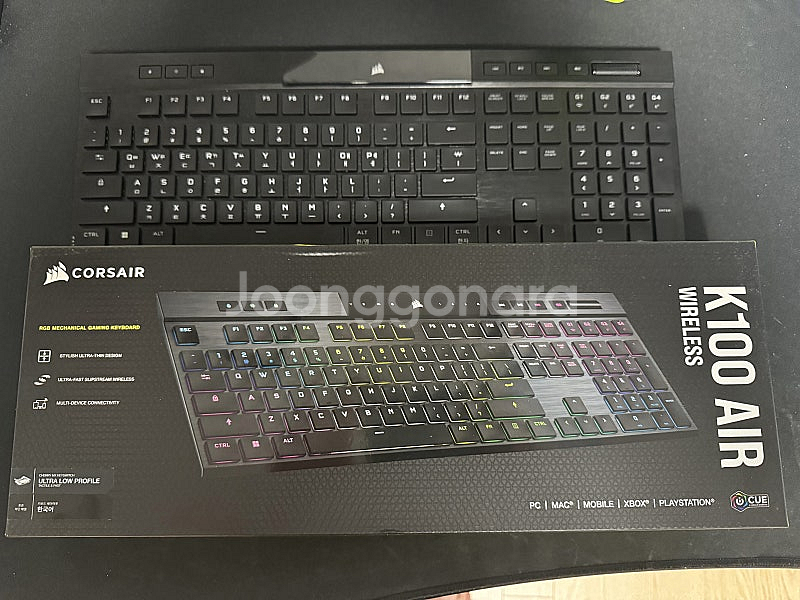 커세어 K100 AIR 키보드 팝니다.--0