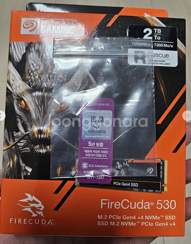 SSD m2 파이어쿠다 530 2tb--0