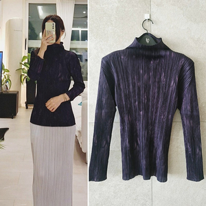 플리츠플리즈 반목시커 퍼플탑 이세이미야케