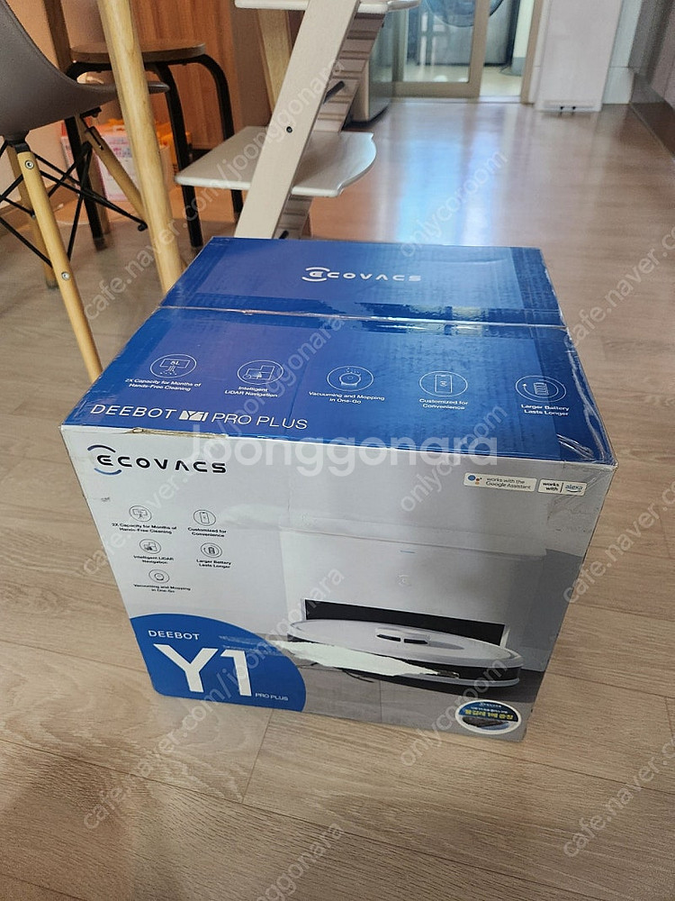 에코벡스 Y1 Pro Plus 로봇청소기(미개봉)--0