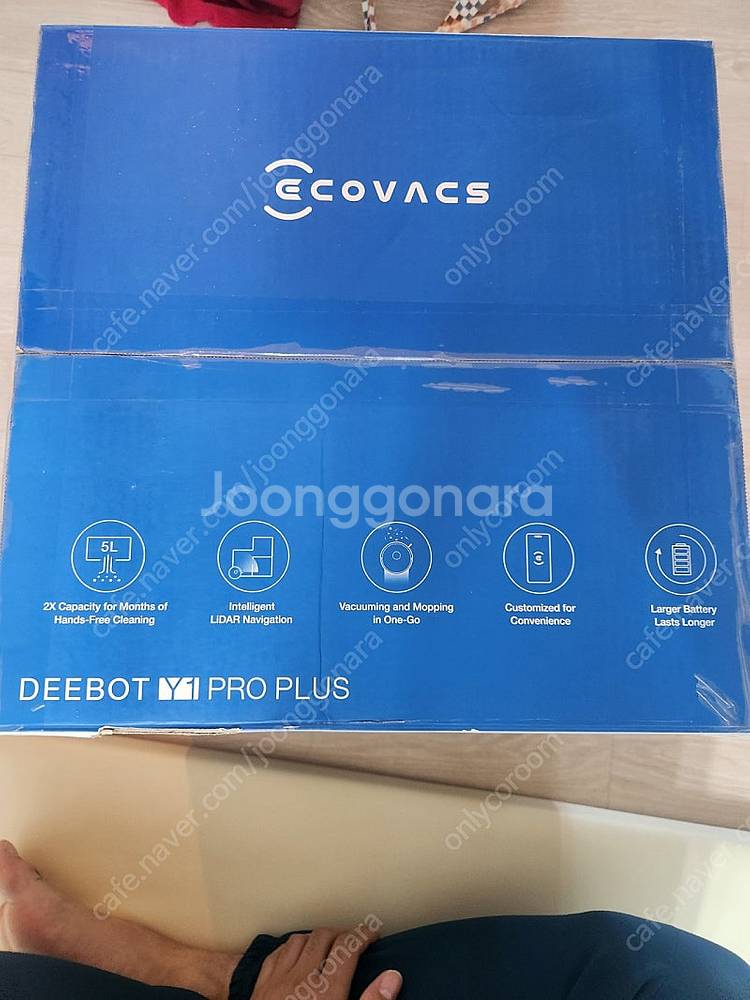 에코벡스 Y1 Pro Plus 로봇청소기(미개봉)--2