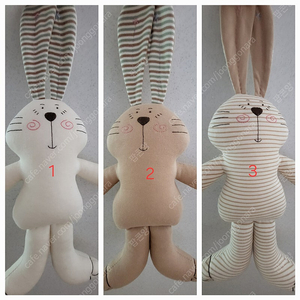 퀼트소품:토끼애착인형