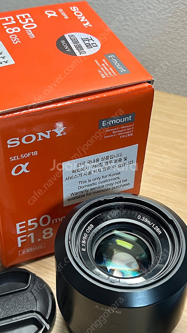 소니렌즈 SONY SEL50F18--1