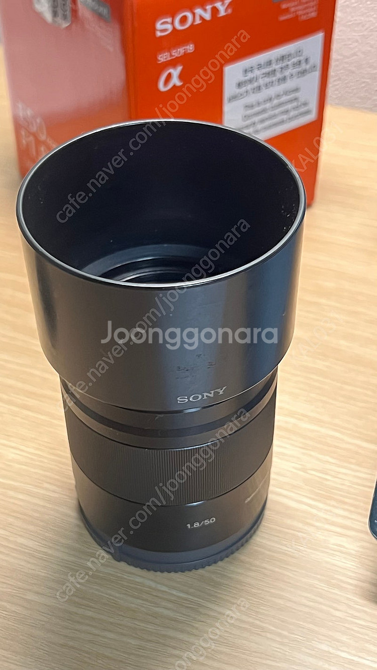 소니렌즈 SONY SEL50F18--2