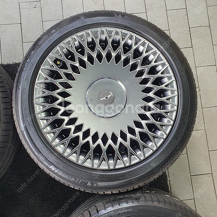 [ 제네시스 ] G90 19인치 방패 떡판 휠 타이어 ...--4