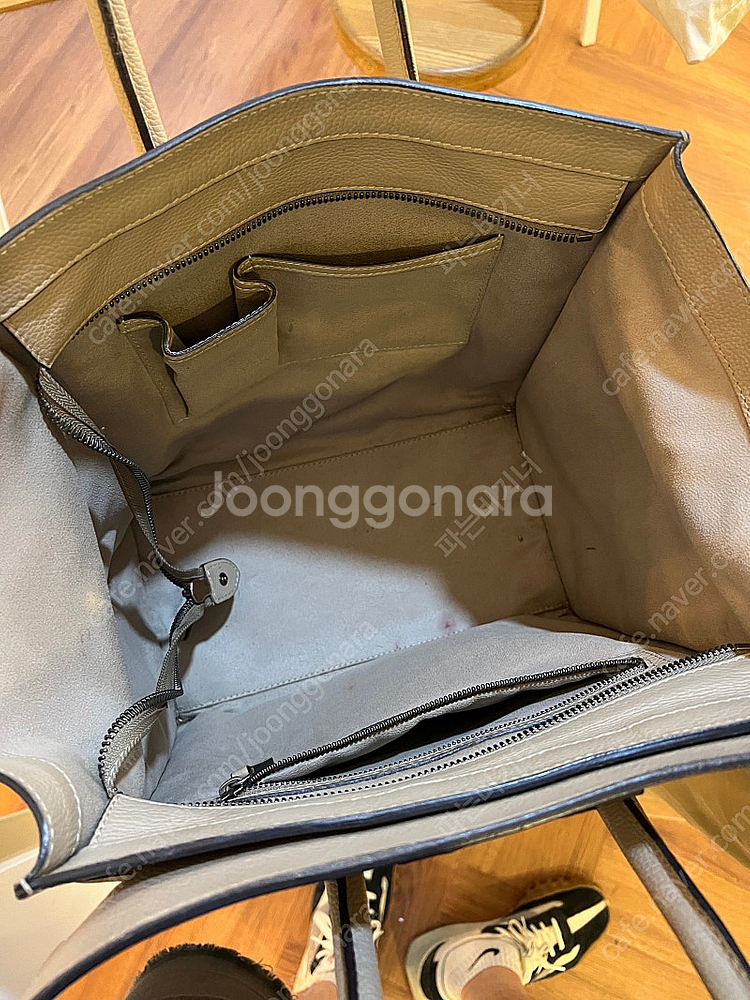 [정품]셀린느 나노 러기지백 베이지(에토프색상) B급--5