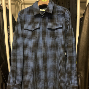 오프화이트 16FW 플란넬셔츠 S 정품