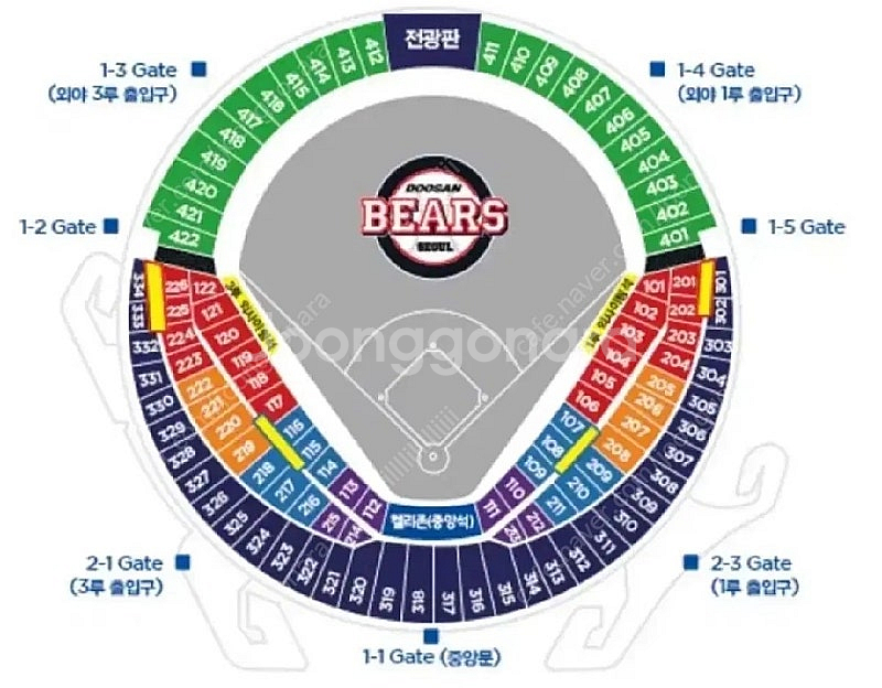 5월 7일 두산베어스 vs 엘지트윈스 LG 1루 네이비...--0