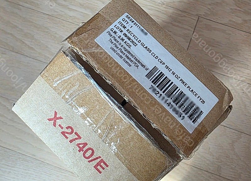 스타벅스 1호점 시애틀 콜드컵 1912 파이크플레이스 이미지