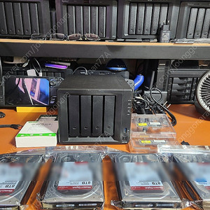 시놀로지DS918+ WD REDPLUS 32TB 램4G