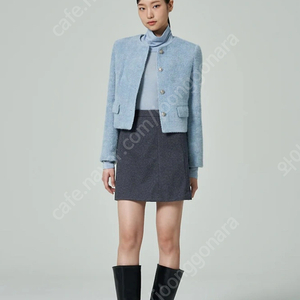 에잇세컨즈 s사이즈 미니스커트 치마 회색 기본 치마